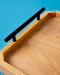 Handmade Geometric Wooden Serving Tray