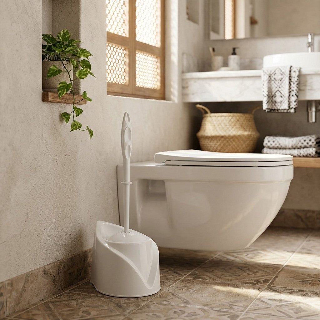 HP-AI-white FreshClean Toilet Brush Set