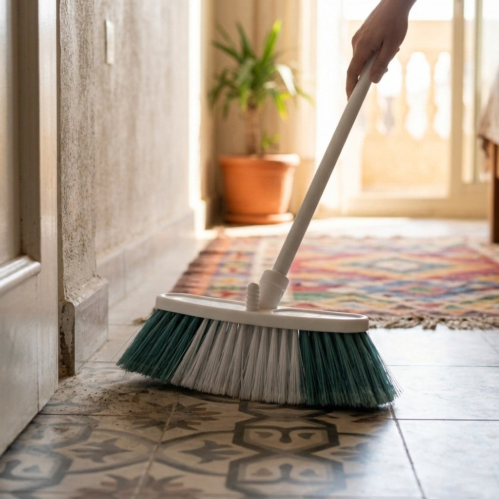 HP-AI-lifestyle Quick-Sweep Plastic Brush