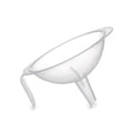 HP-AI-white Clear Pour Funnel