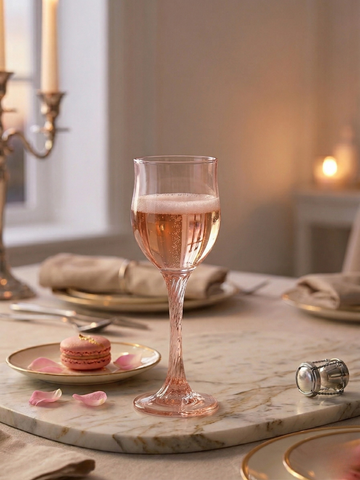 Rose Crystal Goblet