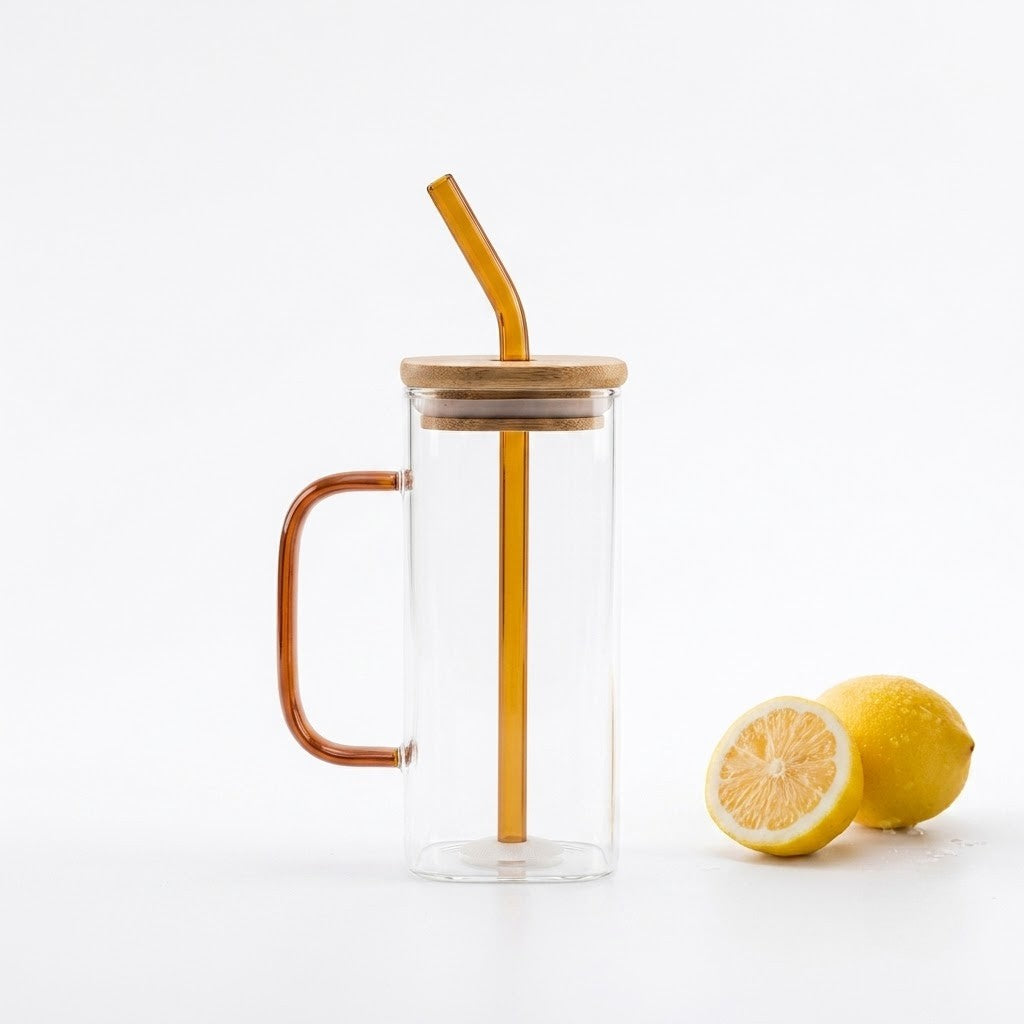 ChillWave Bamboo Glass Mug