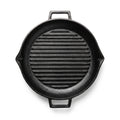 HP-AI-white Premium Black Cast Iron Grill Pan 30 CM