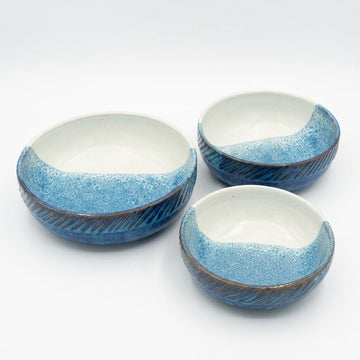 Ocean Wave Bowl Set