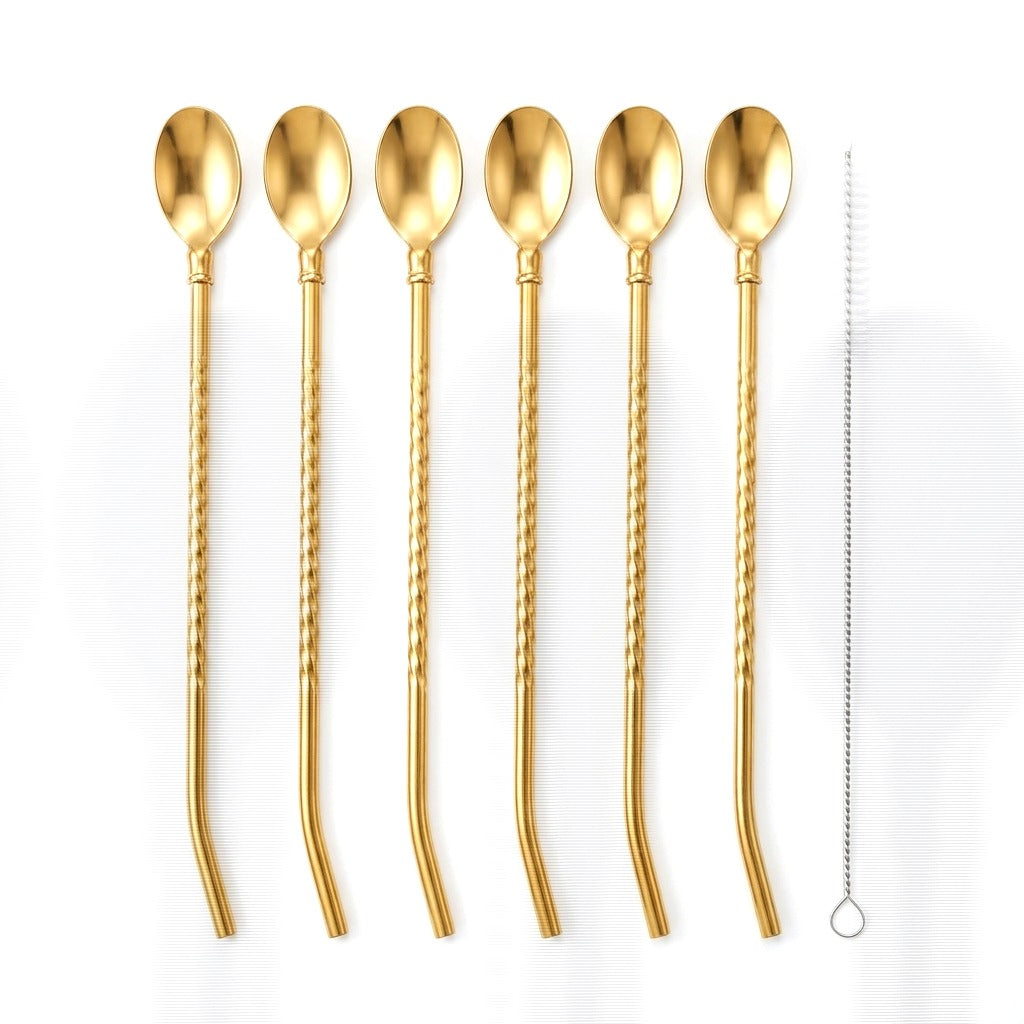 HP-AI-variant Premium Stainless Steel Reusable Straw — Gold