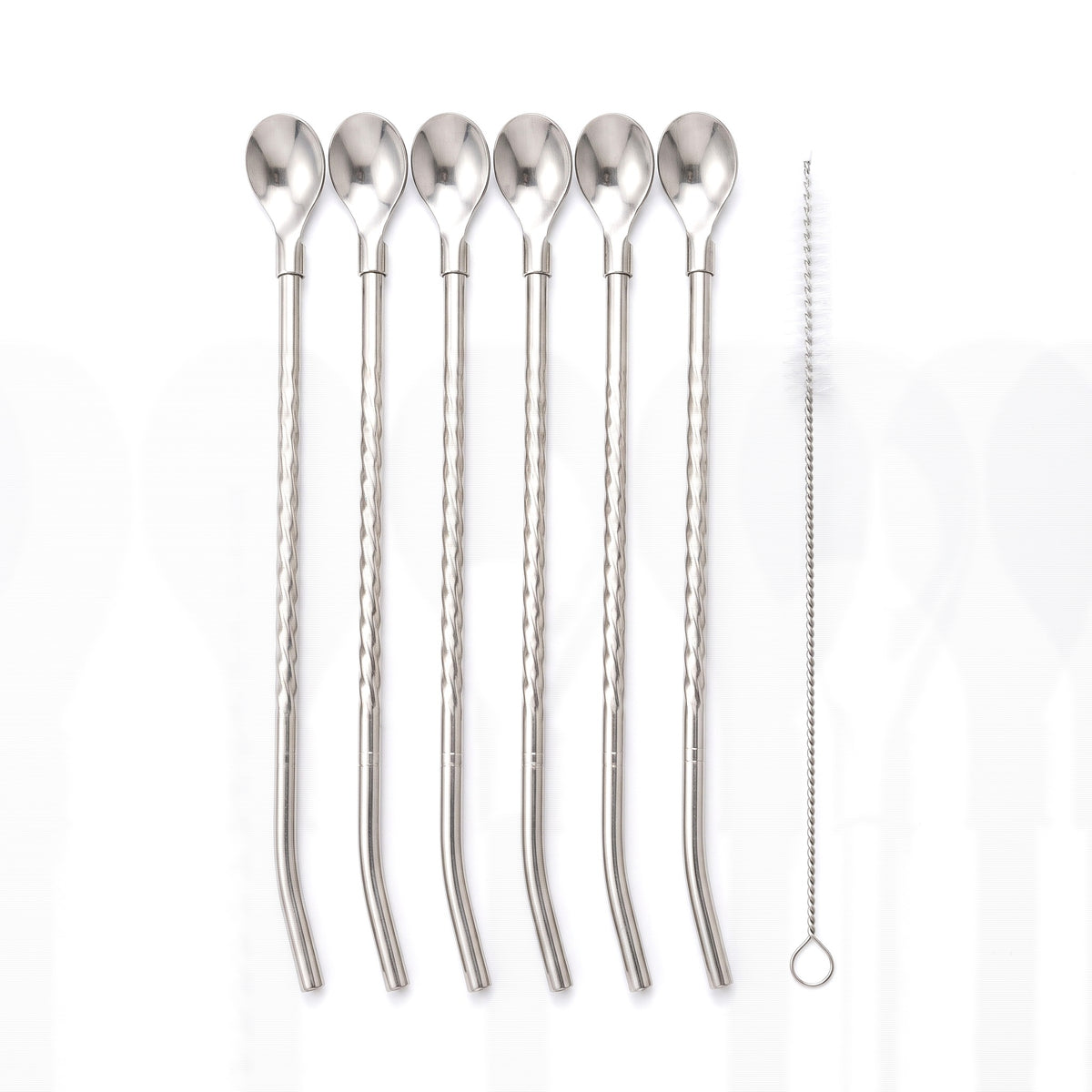 HP-AI-white Premium Stainless Steel Reusable Straw