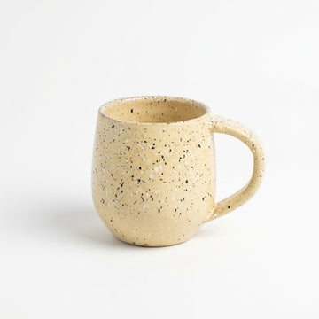Beige Pottery Mug