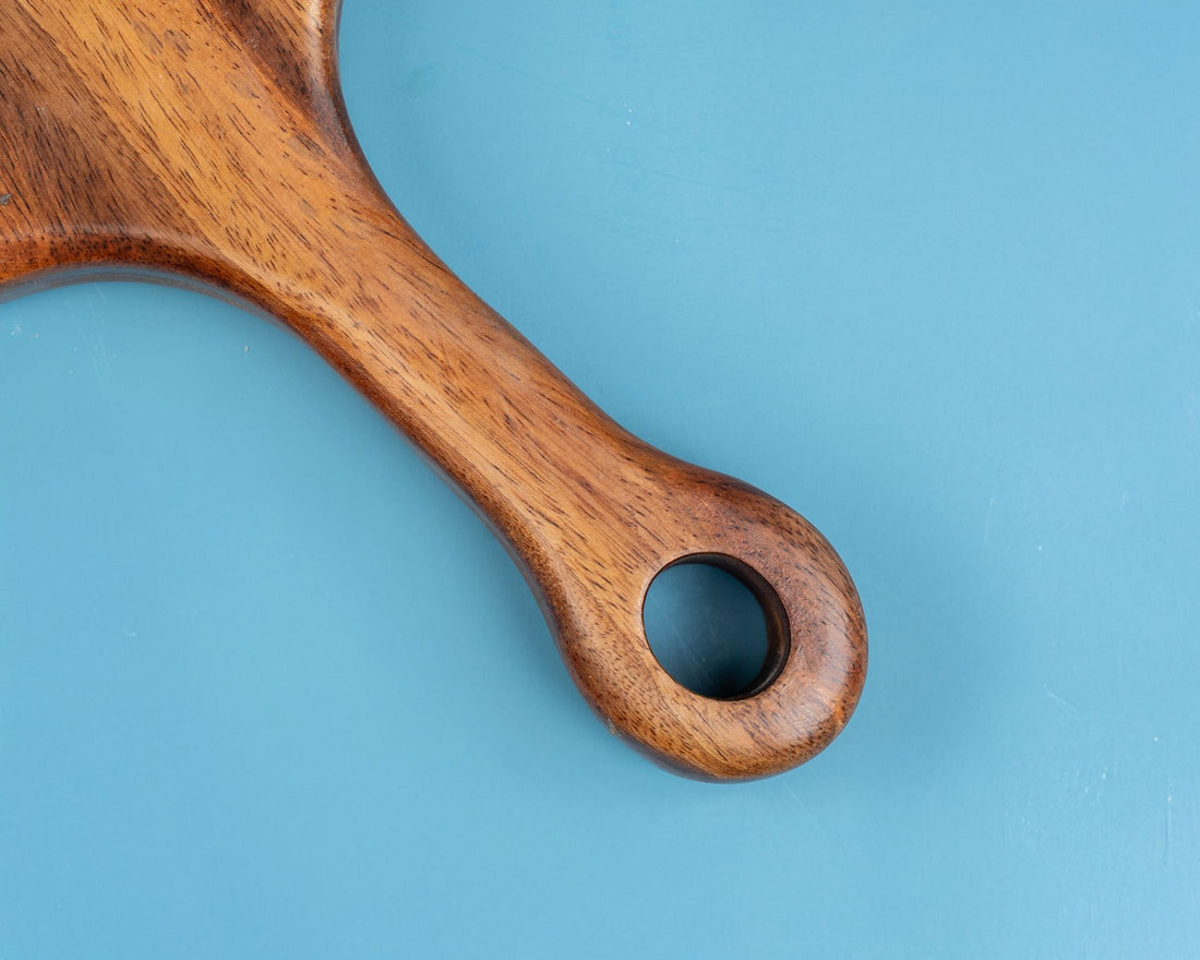 Wooden rectangular serving board