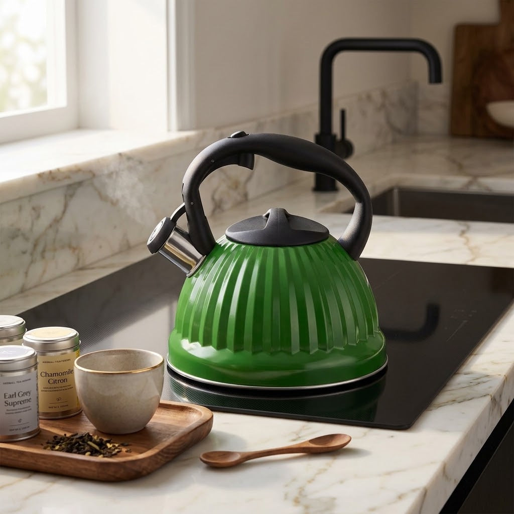 Green Glow Stainless Kettle — HomePro Egypt (view 1)