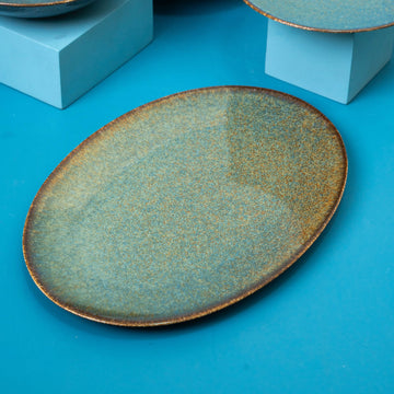 Large Emerald Green Serving Platter