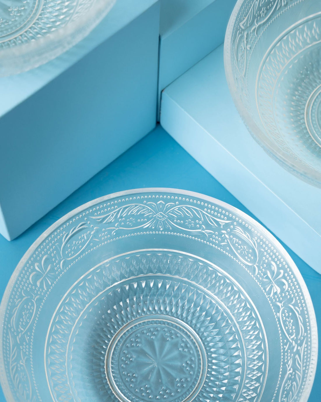 Arabesque Etch Soup Bowls Set