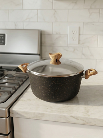 Terynova Power Granite Casserole – Black