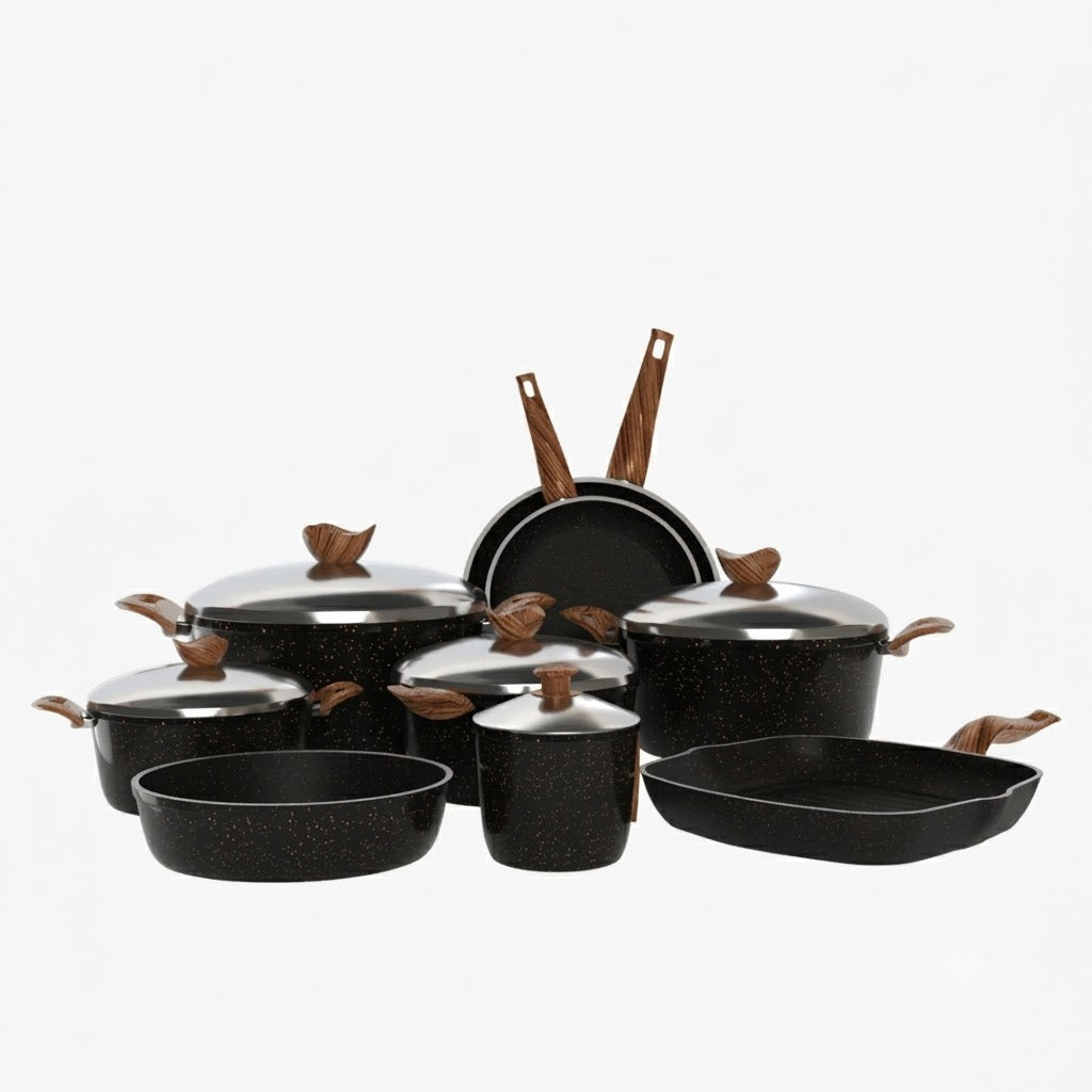 14-Pieces Terynova Granite Cookware Set — HomePro Egypt (view 7)