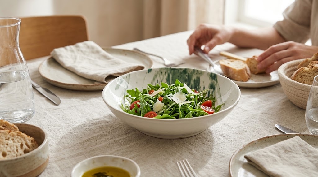 Marble 23 cm Pasta Plate