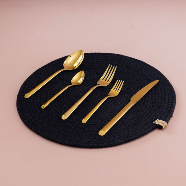 Golden Style Flatware 30 Pcs