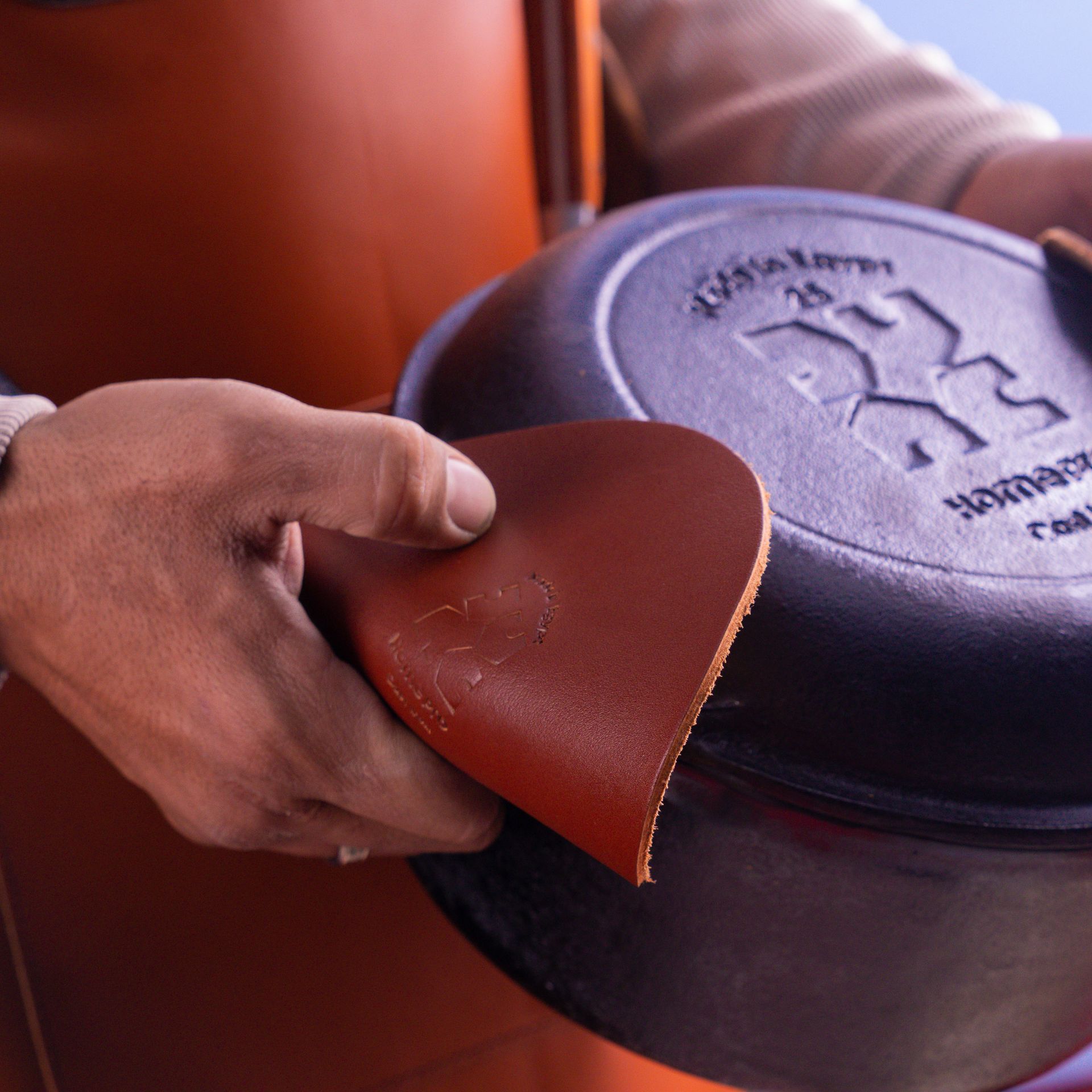 Genuine Leather Casserole Holder