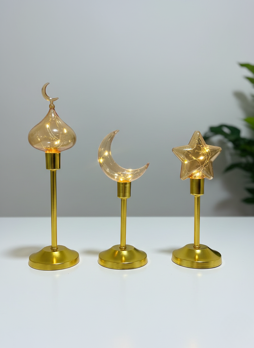 مجموعة أضواء رمضان المتلألئة