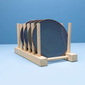 Brown Plates Holder