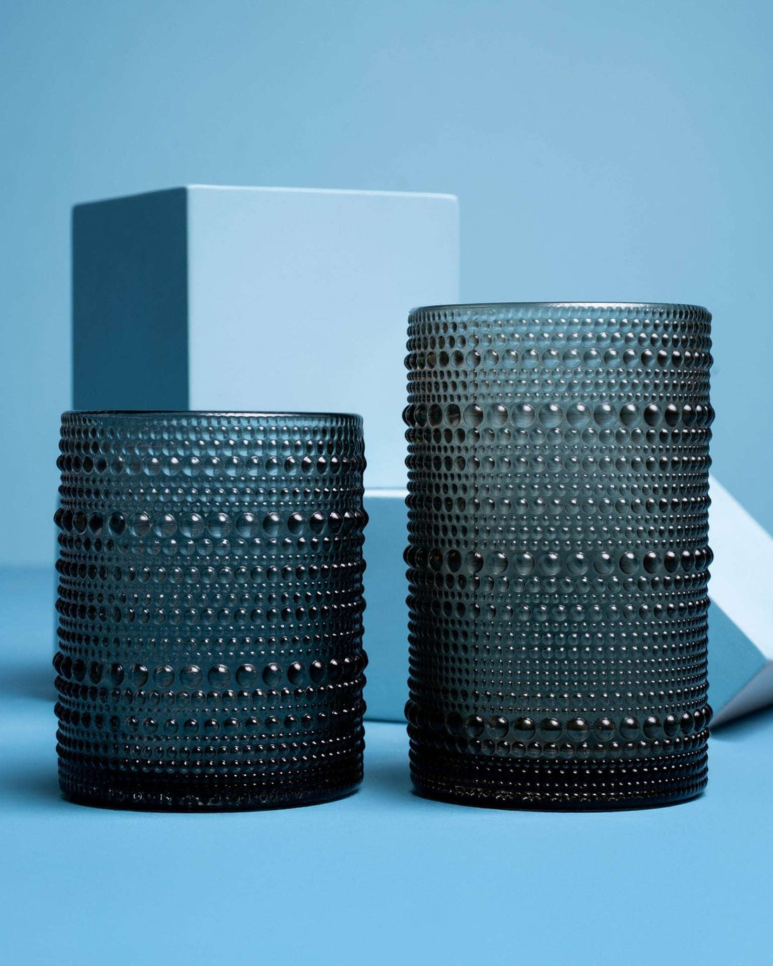 Dotline Glass Cup - Black