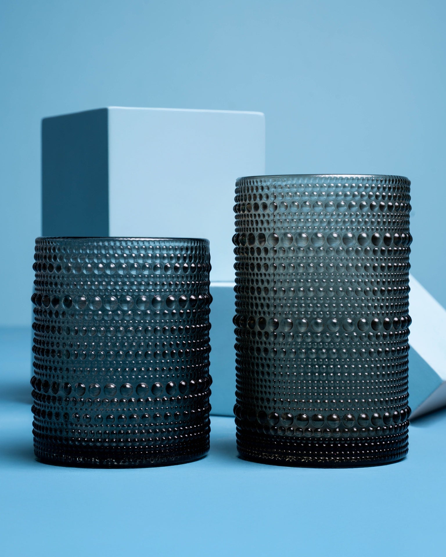 Dotline Glass Cup - Black
