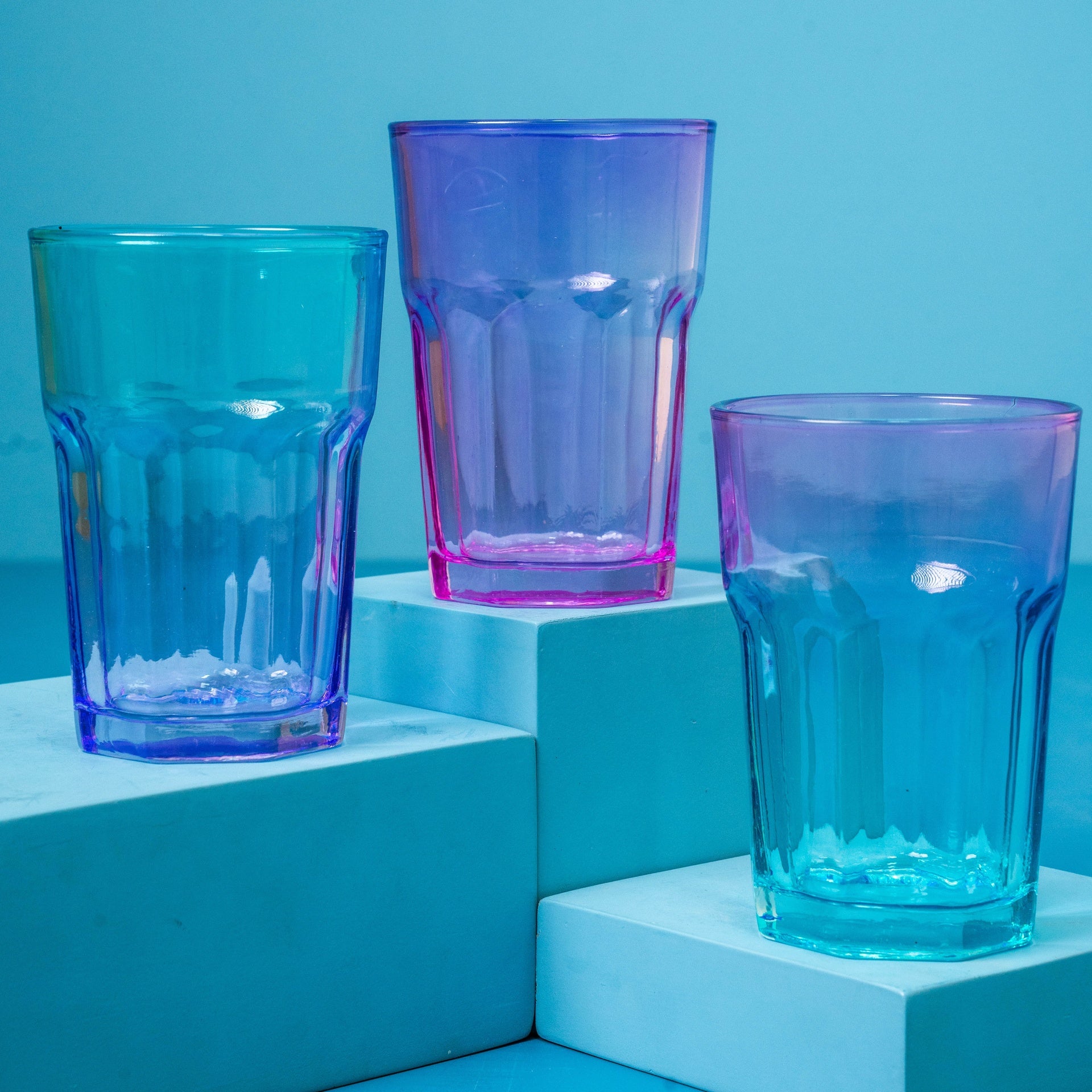 Double Colored Painted Glass CUP