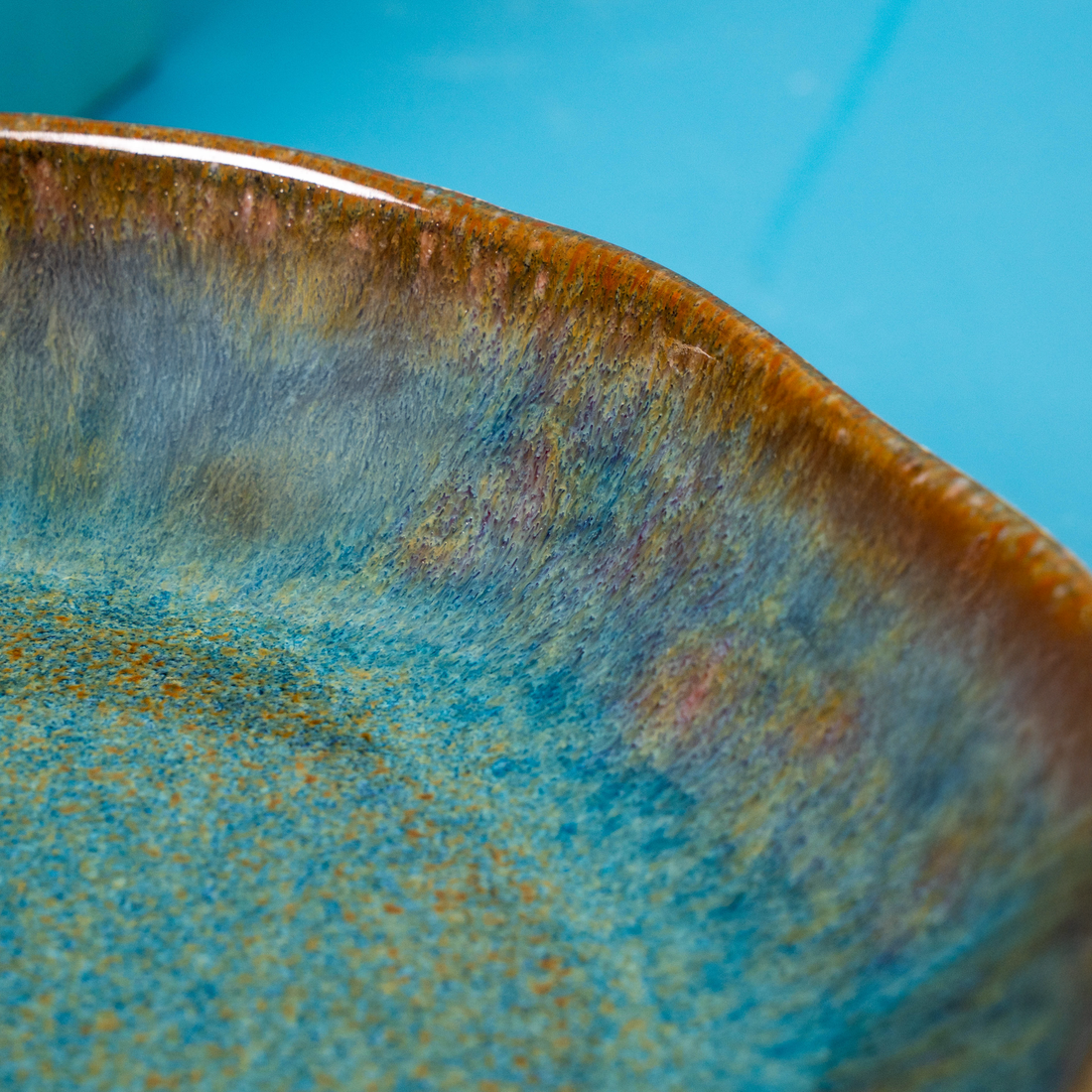 Emerald Green Salad Bowl