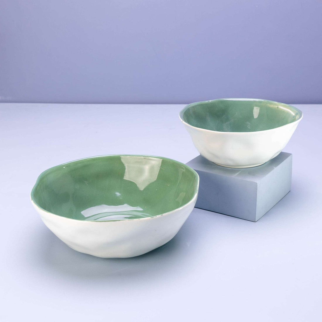 Organic Glow Serving Bowl