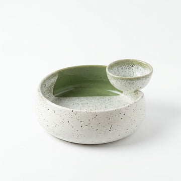 Modern Speckle Pottery Bowl