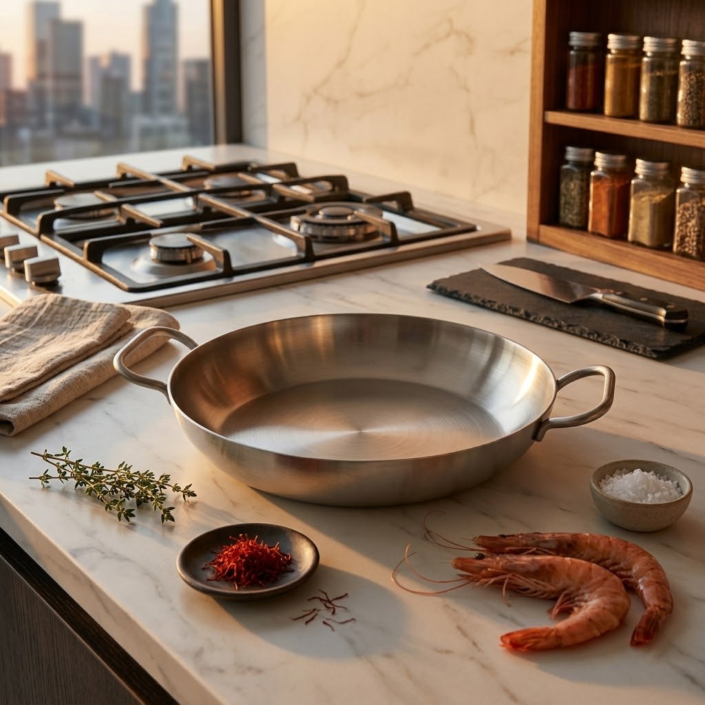 Stainless Pan 24 cm