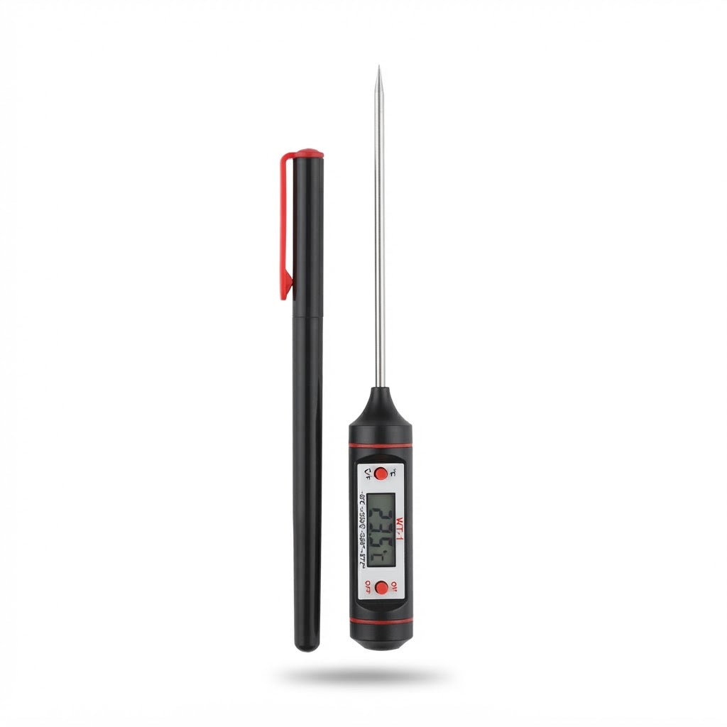 Black Digital Fork Thermometer — HomePro Egypt
