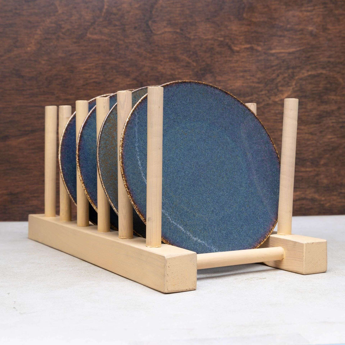 Brown Plates Holder