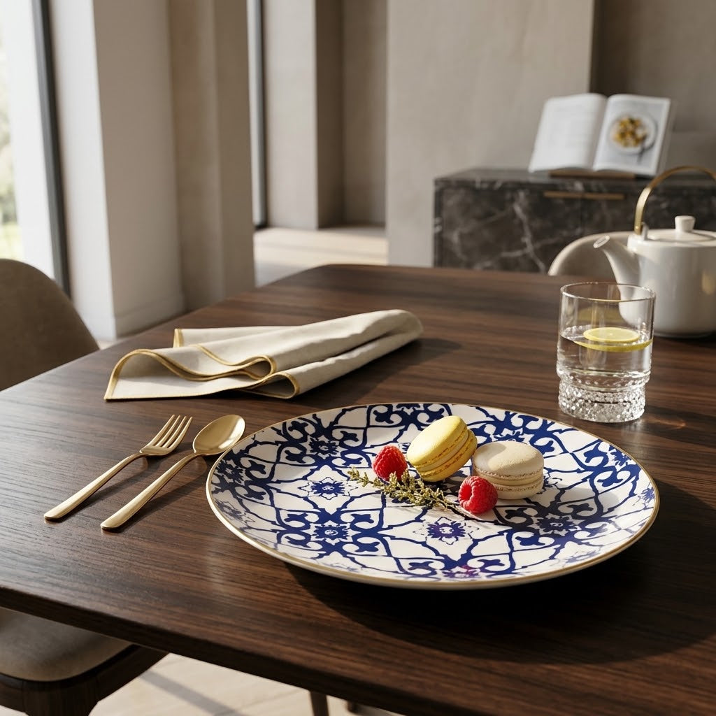Marrakesh Porcelain Plate 20 CM