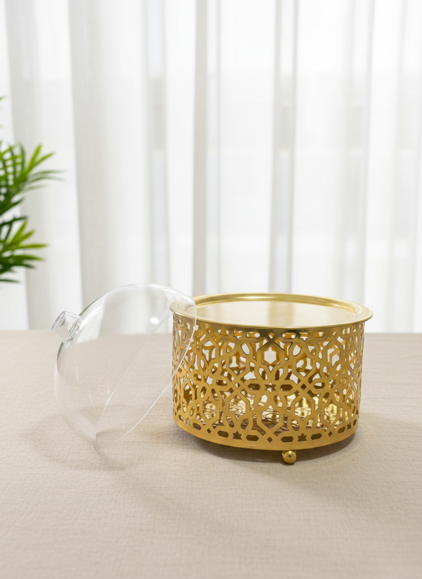 طقم صواني دائرية مقطوعة عربية