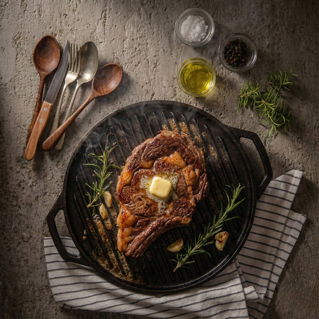 Cast Iron Grill 30 cm