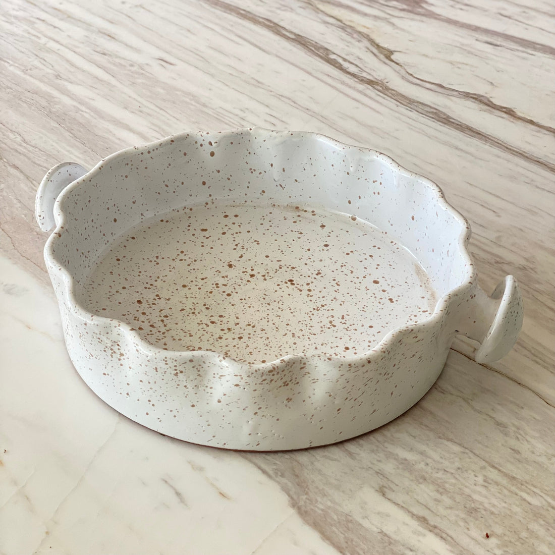 Pottery White Tajin 30 cm