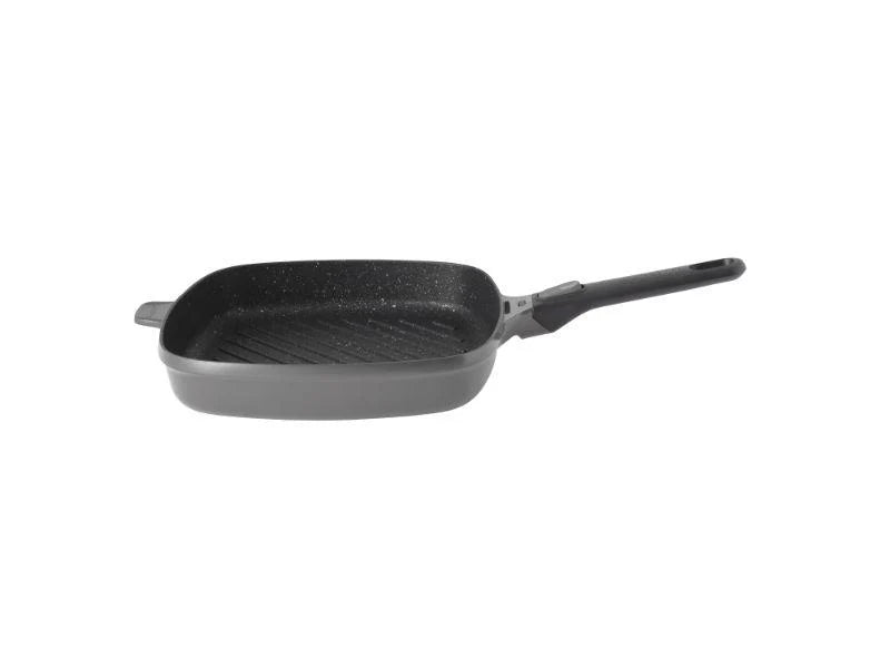 BergHOFF Square grill pan with detachable handle grey 28 cm