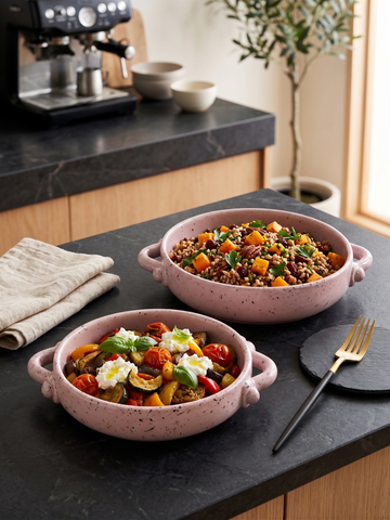 Clay Petal Serving Set