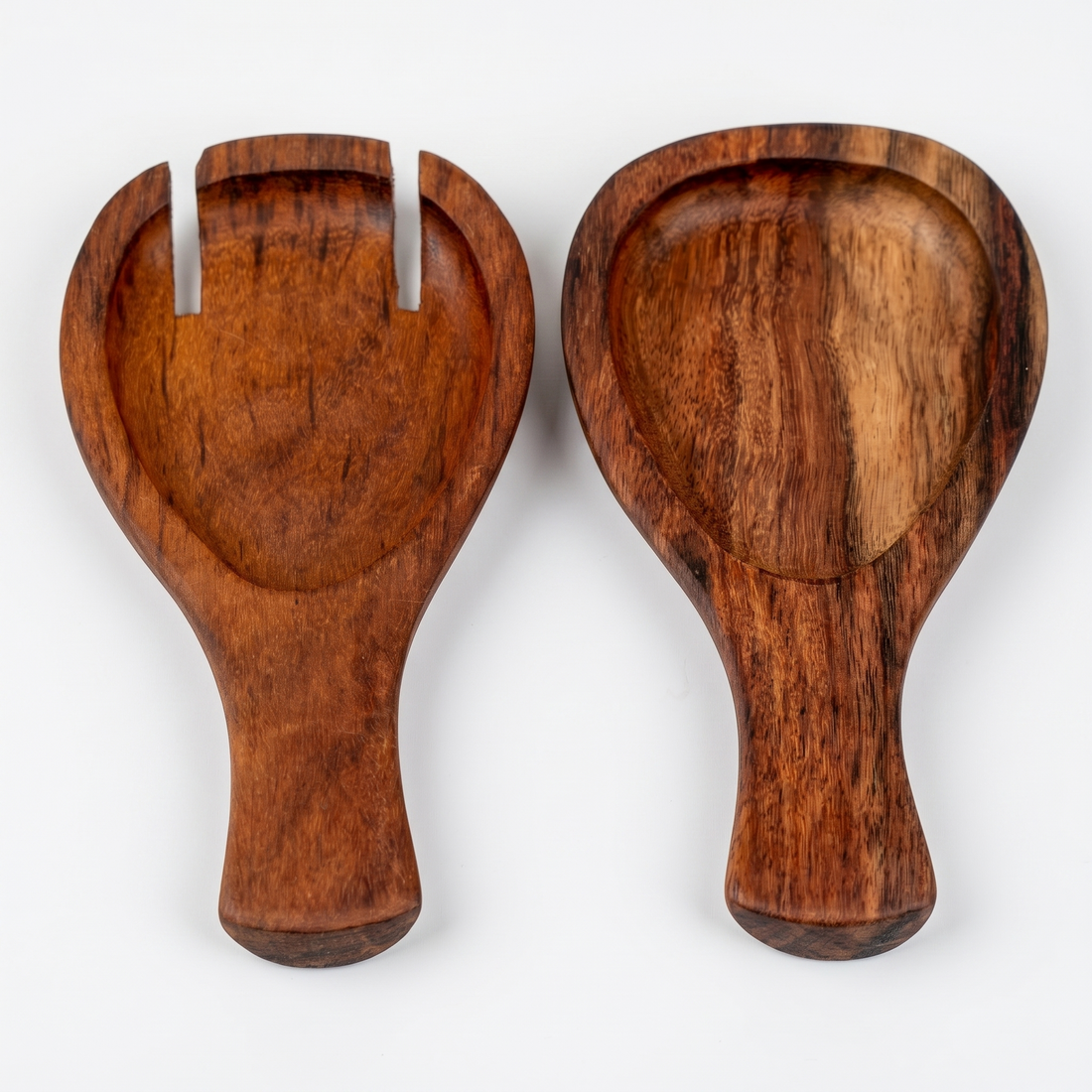 Carved Wooden Ladles – 2 Pcs