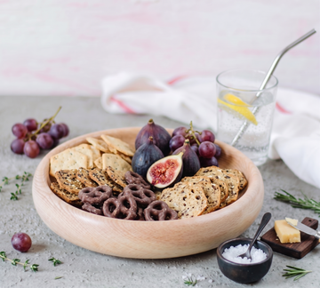 Circular Wood Plate