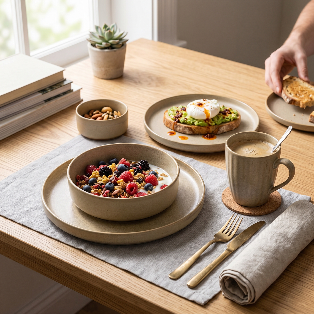 Sandstone Dinner Set