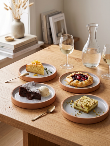 4-Pieces Olivia Dessert Plates