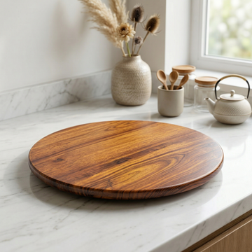 Rotating Wooden Lazy Susan
