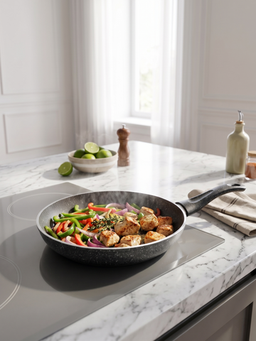 Terynova Granite Frying Pan – Grey