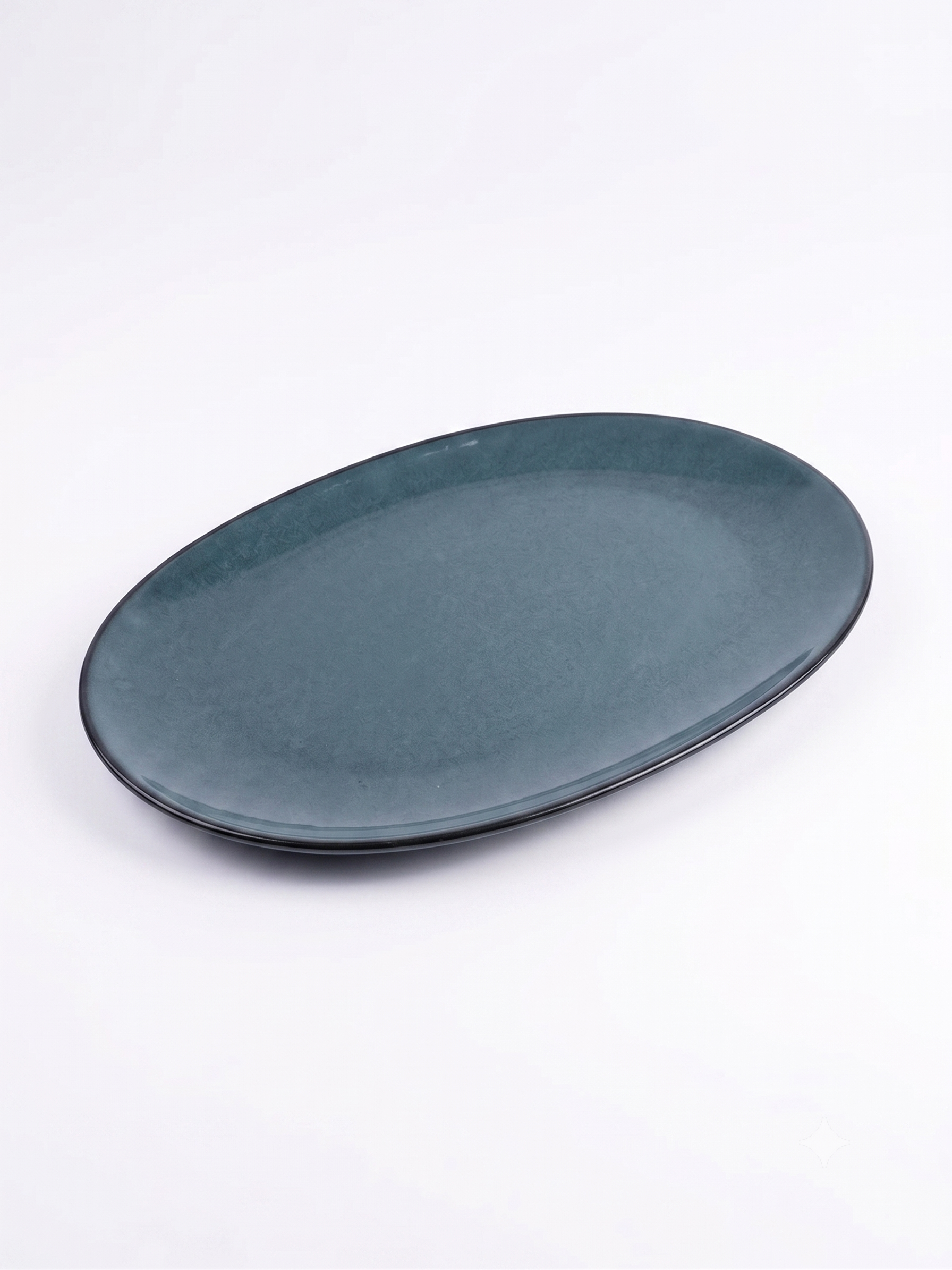 Emerald Blue Serving Platter — HomePro Egypt (view 1)