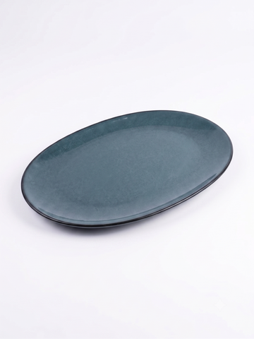 Emerald Blue Serving Platter — HomePro Egypt (view 1)