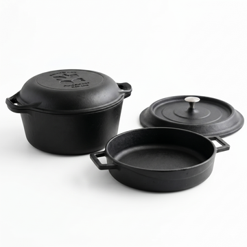Cast Iron Dutch oven Duo Set