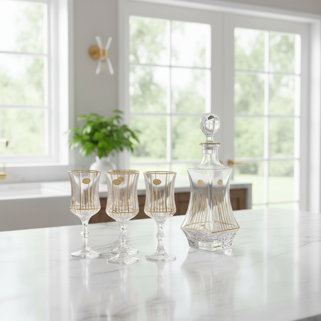 Golden Drinkware Set