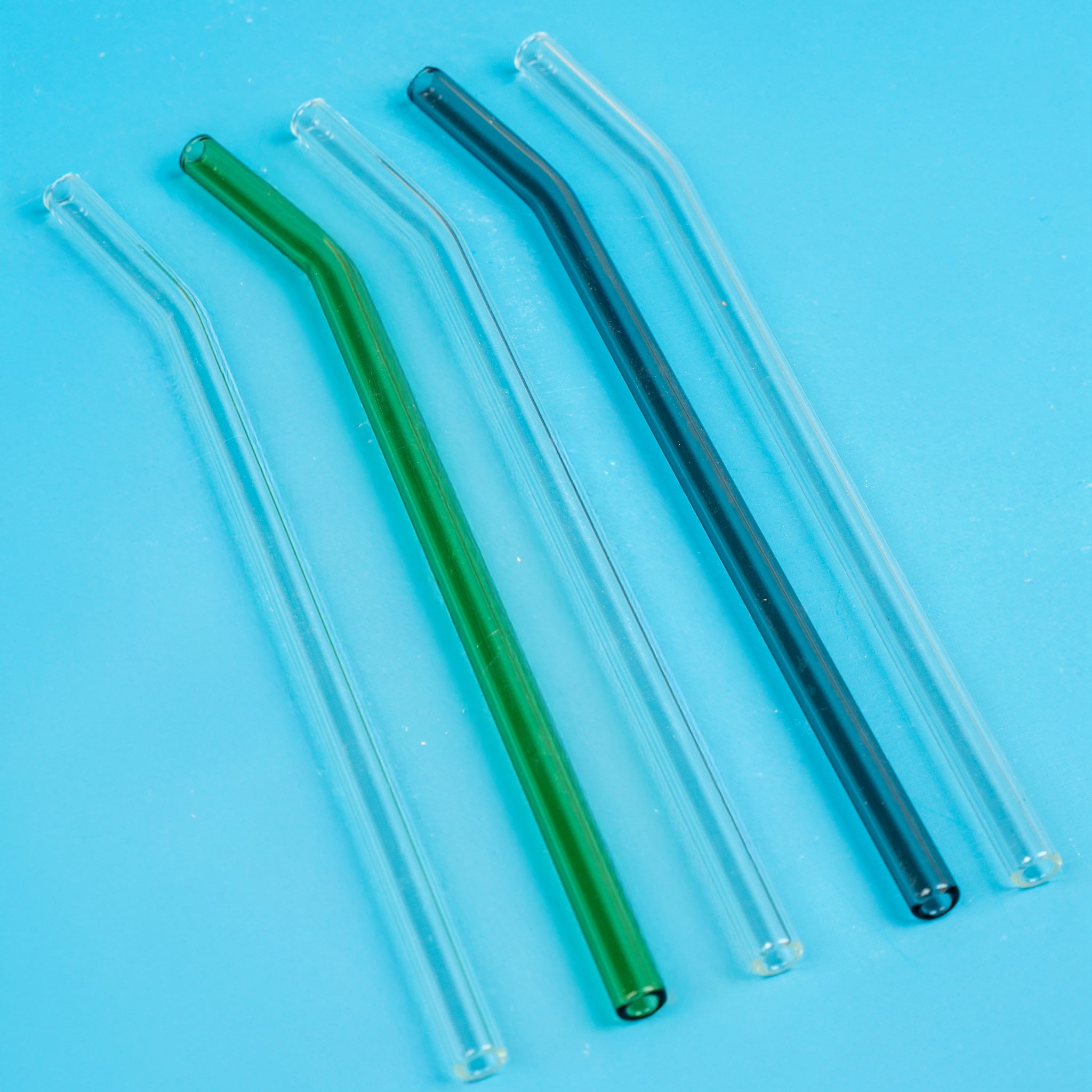 Color Pop Glass Straw Set