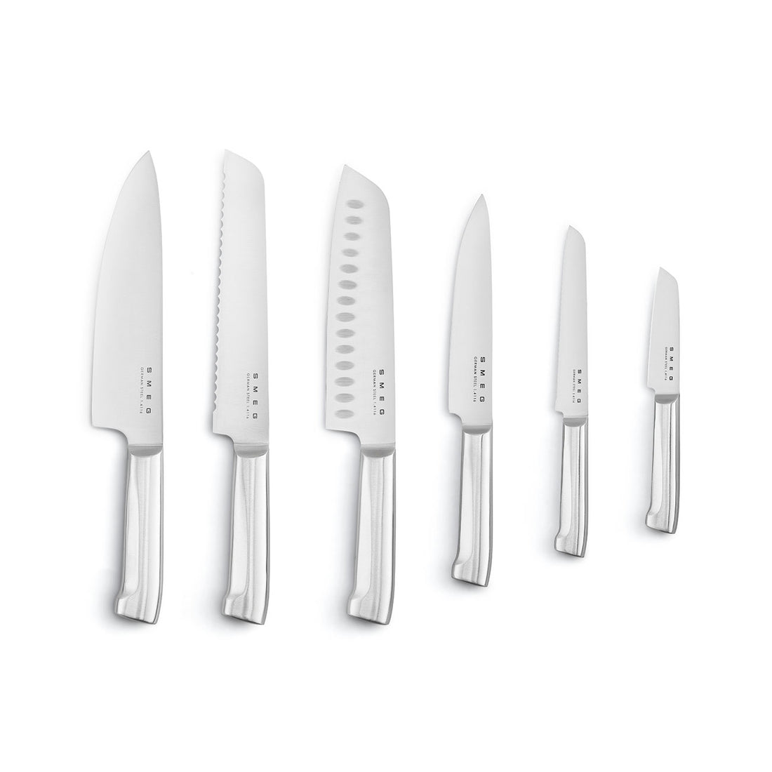 SMEG 6-Pieces Knife Block Set