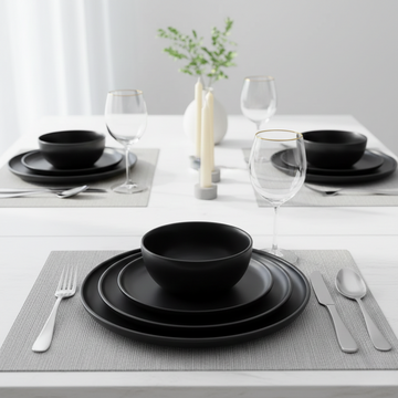 طقم عشاء منتصف الليل الأنيق